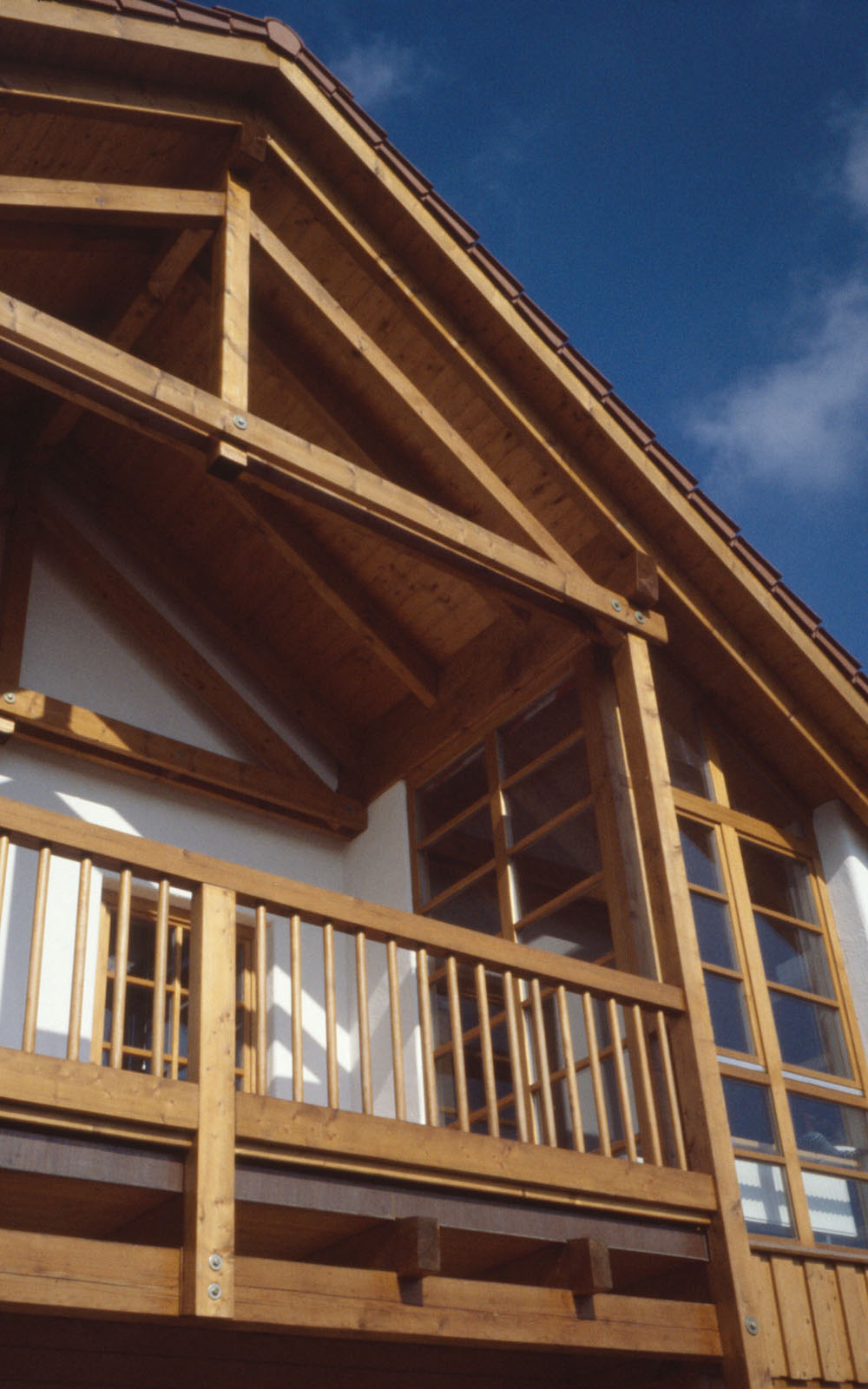 mit Sprengwerk für die Firstpfette mit Sprengwerk für die Firstpfette