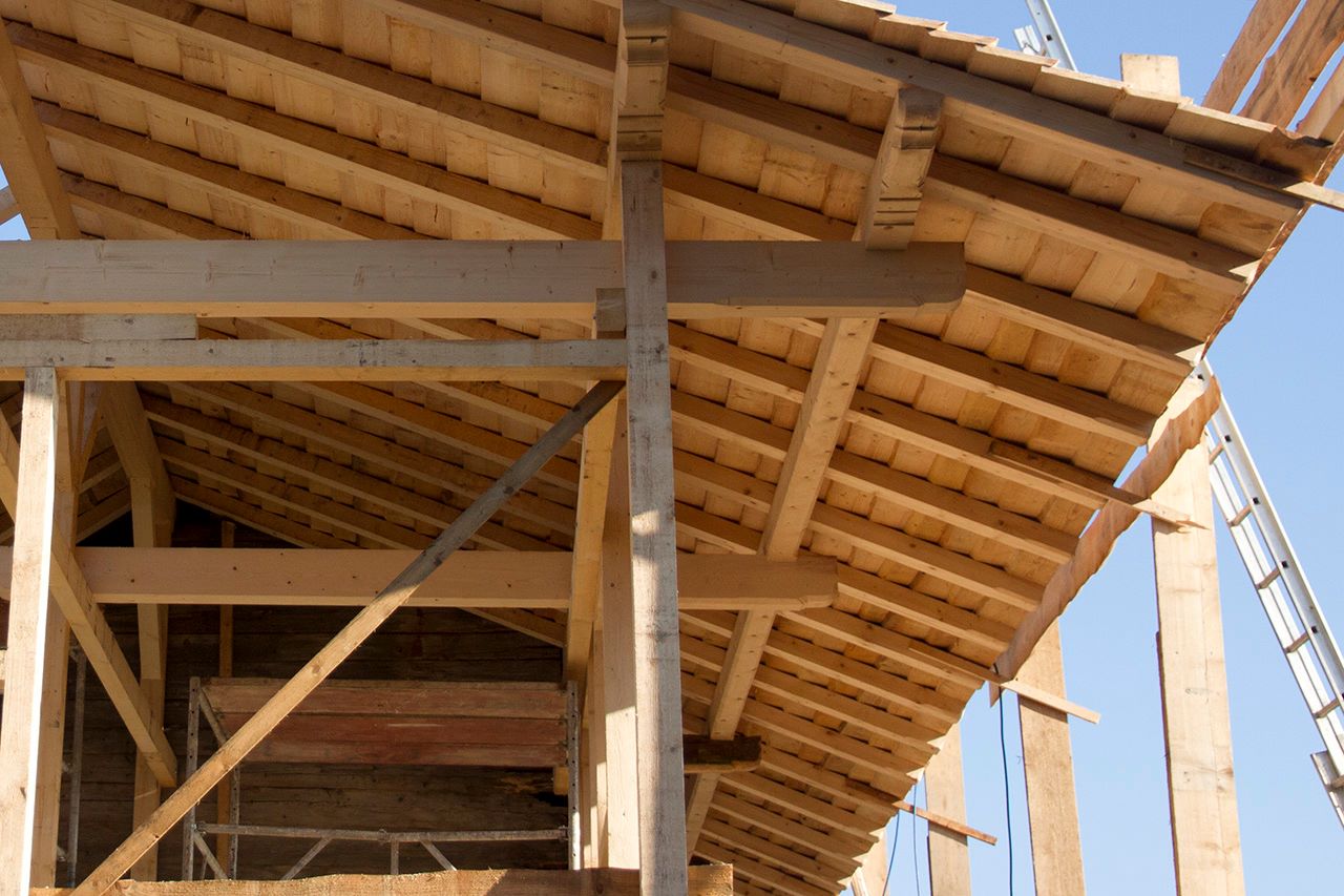 Denkmal - Neuaufbau des denkmalgeschützten Getreidekastens mit Verlängerung Denkmal - Neuaufbau des denkmalgeschützten Getreidekastens mit Verlängerung