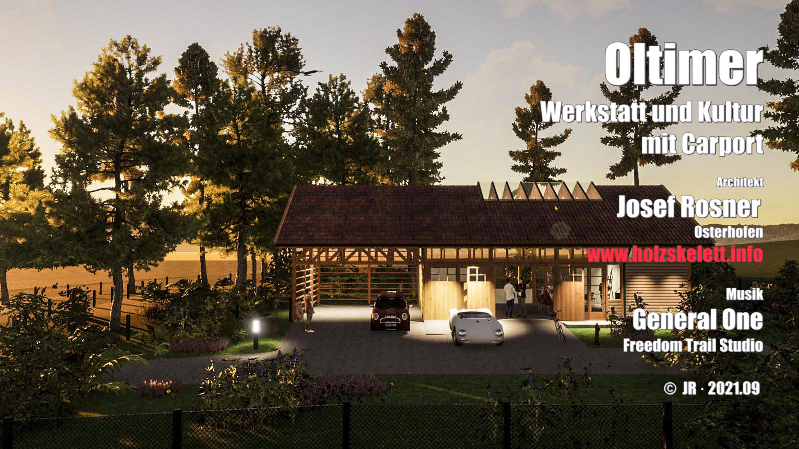 Holzskeletthaus Holzskeletthaus - Innenraum für diverse Veranstaltungen