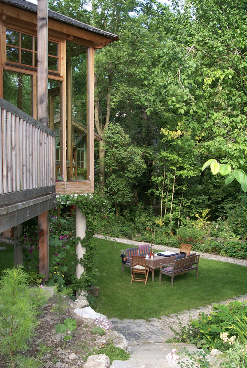 Massivhaus mit öko- und biologischen Materialien