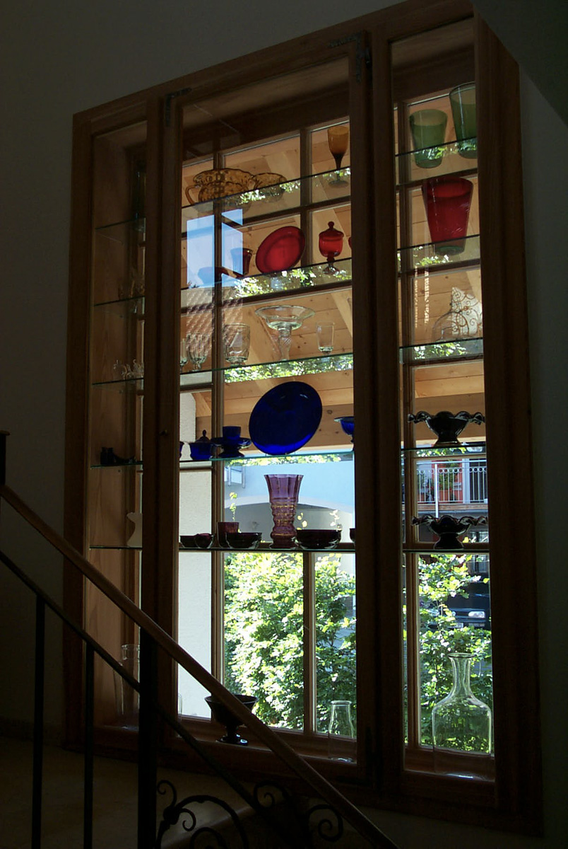 Dekofenster im Treppenhaus