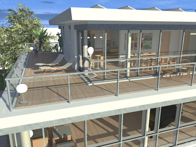 Maisonettewohnung - Dachterrasse