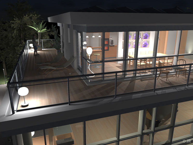 Maisonettewohnung - Dachterrasse