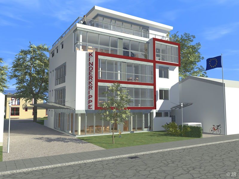 Kinderkrippe - Ostansicht