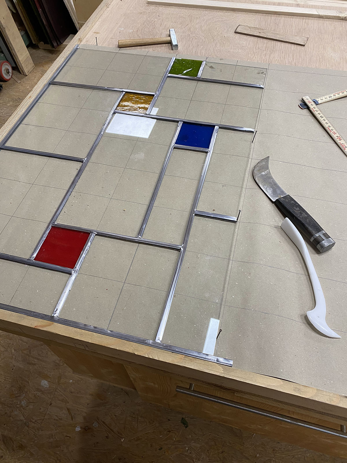 Antikverglasung - Ruten ablängen und verbinden Antikverglasung - Ruten ablängen und verbinden