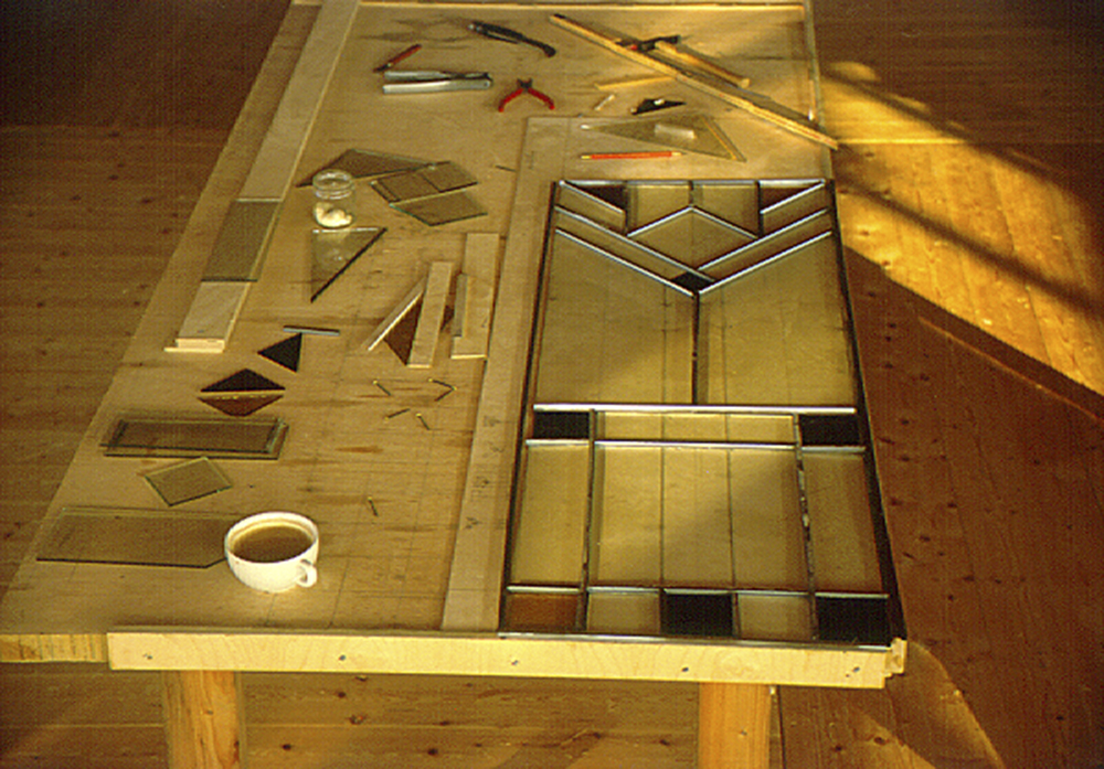 Antikverglasung - erste Arbeiten 1993 Antikverglasung - erste Arbeiten 1993