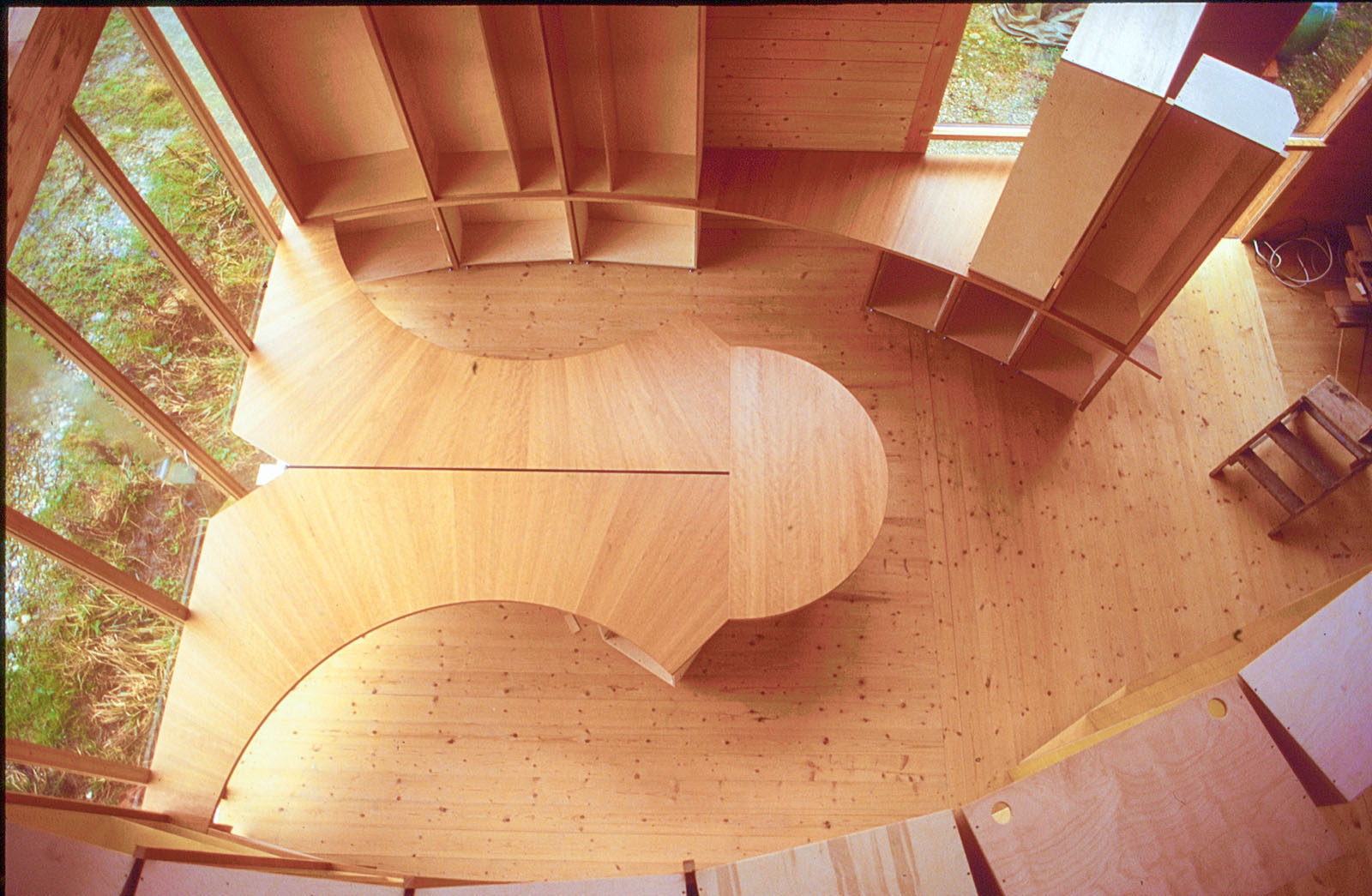 Luftaufnahme in der Werkstatt