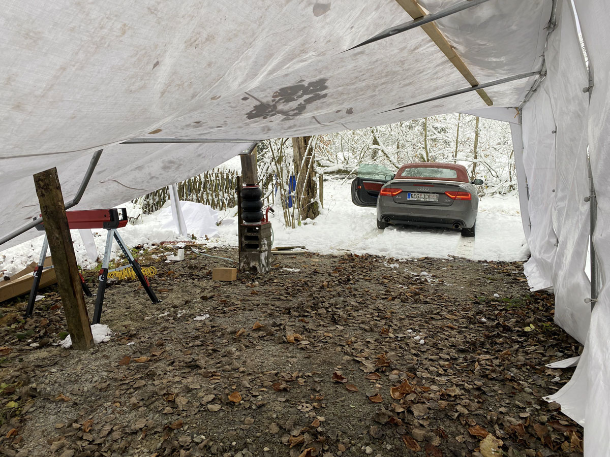 Anfang Dezember - 1 m Schnee Anfang Dezember - 1 m Schnee