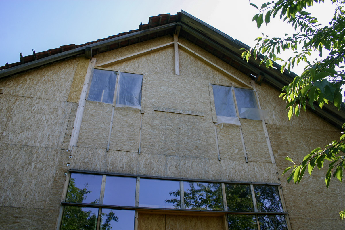 Südfassade geschlossen Südseite