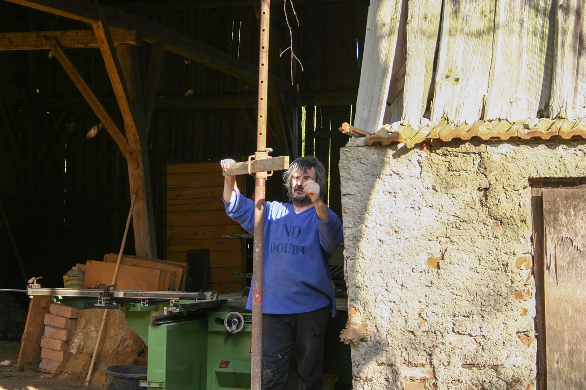 Holzskelettbau Unterstützungsmaßnahmen