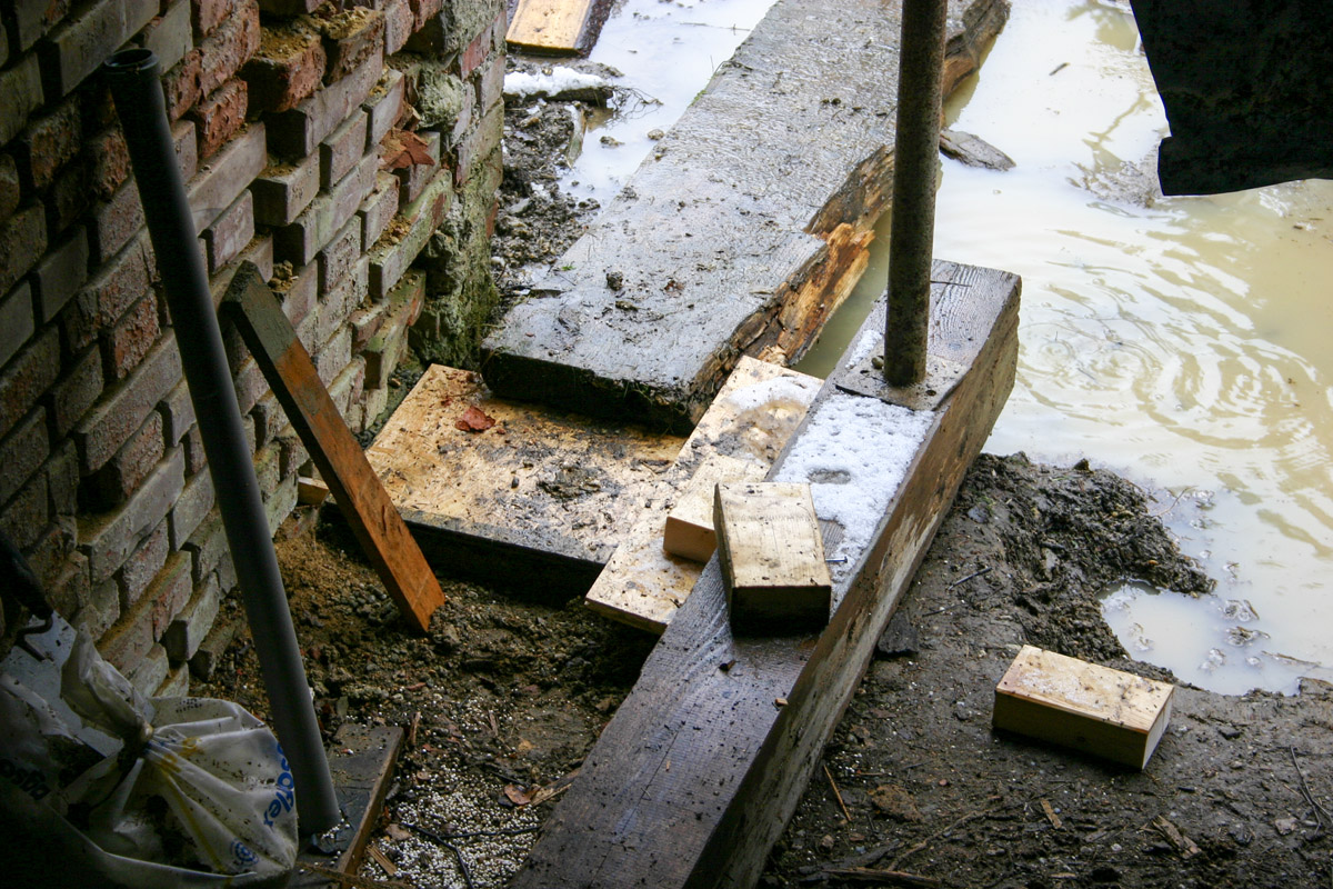 Überschwemmung macht nix - Puzzolane