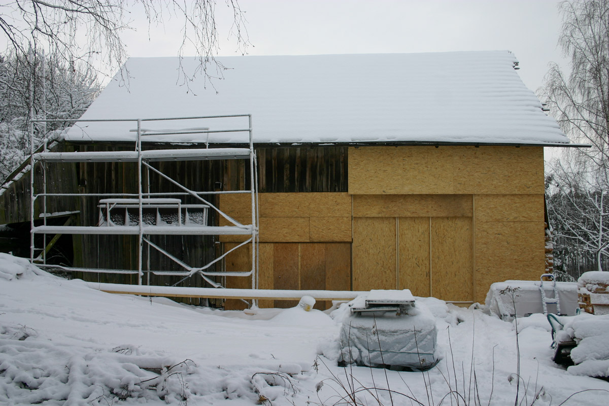 alles zugeschalt mit 15 mm OSB