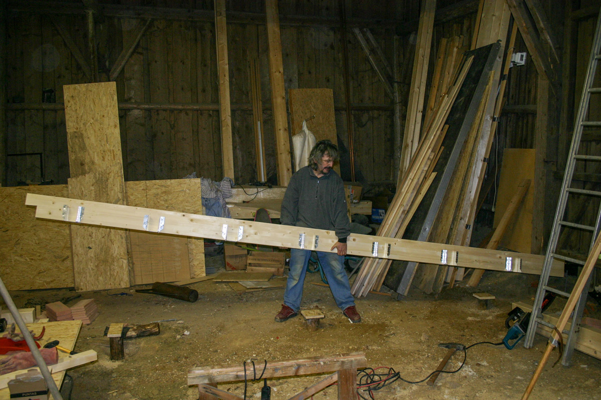 Bodenbalken - hoffentlich passt er so wie ich will