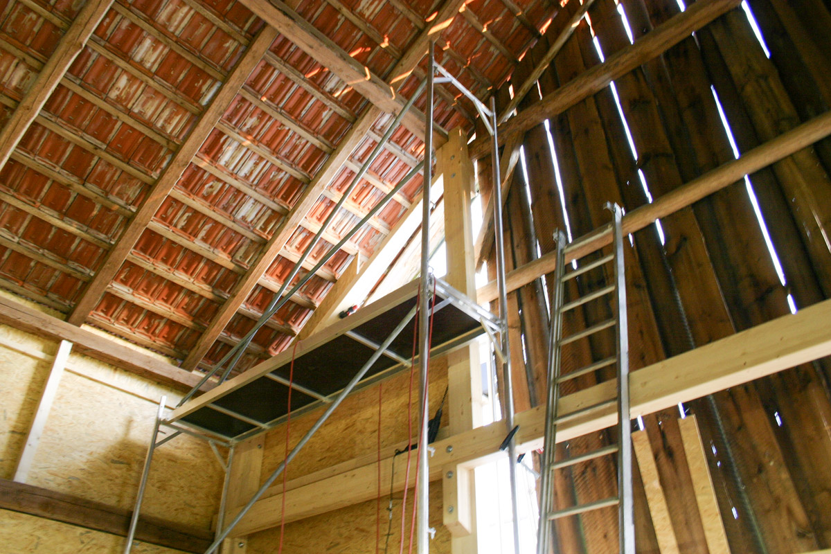 Schrägen sind immer etwas schwieriger