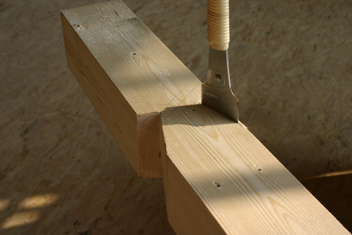 Mittelstütze für das Sprengwerk