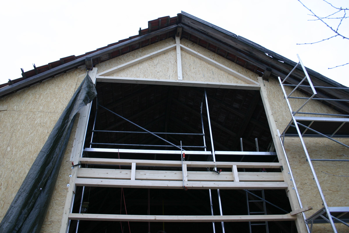 befreit vom morschen Gebälk