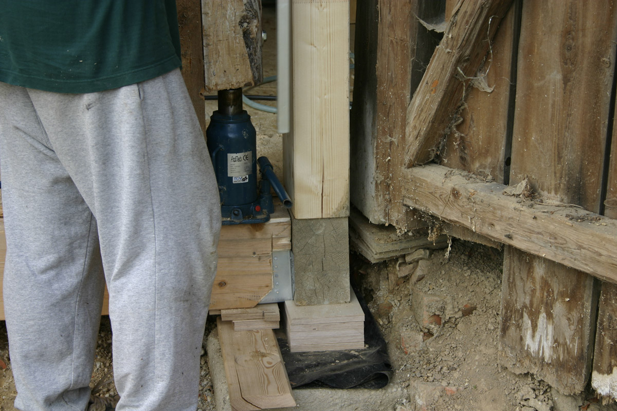 Beton hält eher als der 1945 benutzte Lehmboden