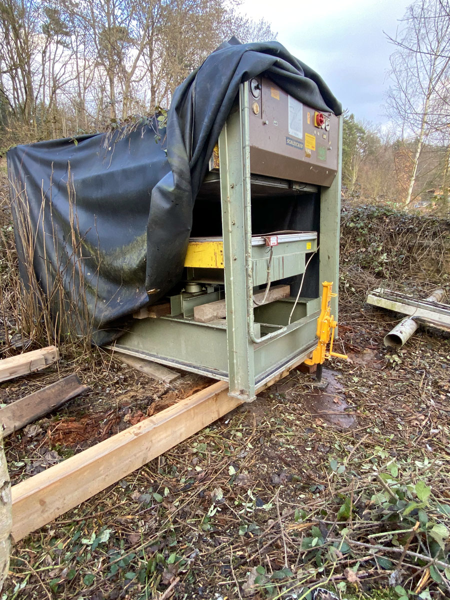 Umzug Furnierpresse Umzug Furnierpresse