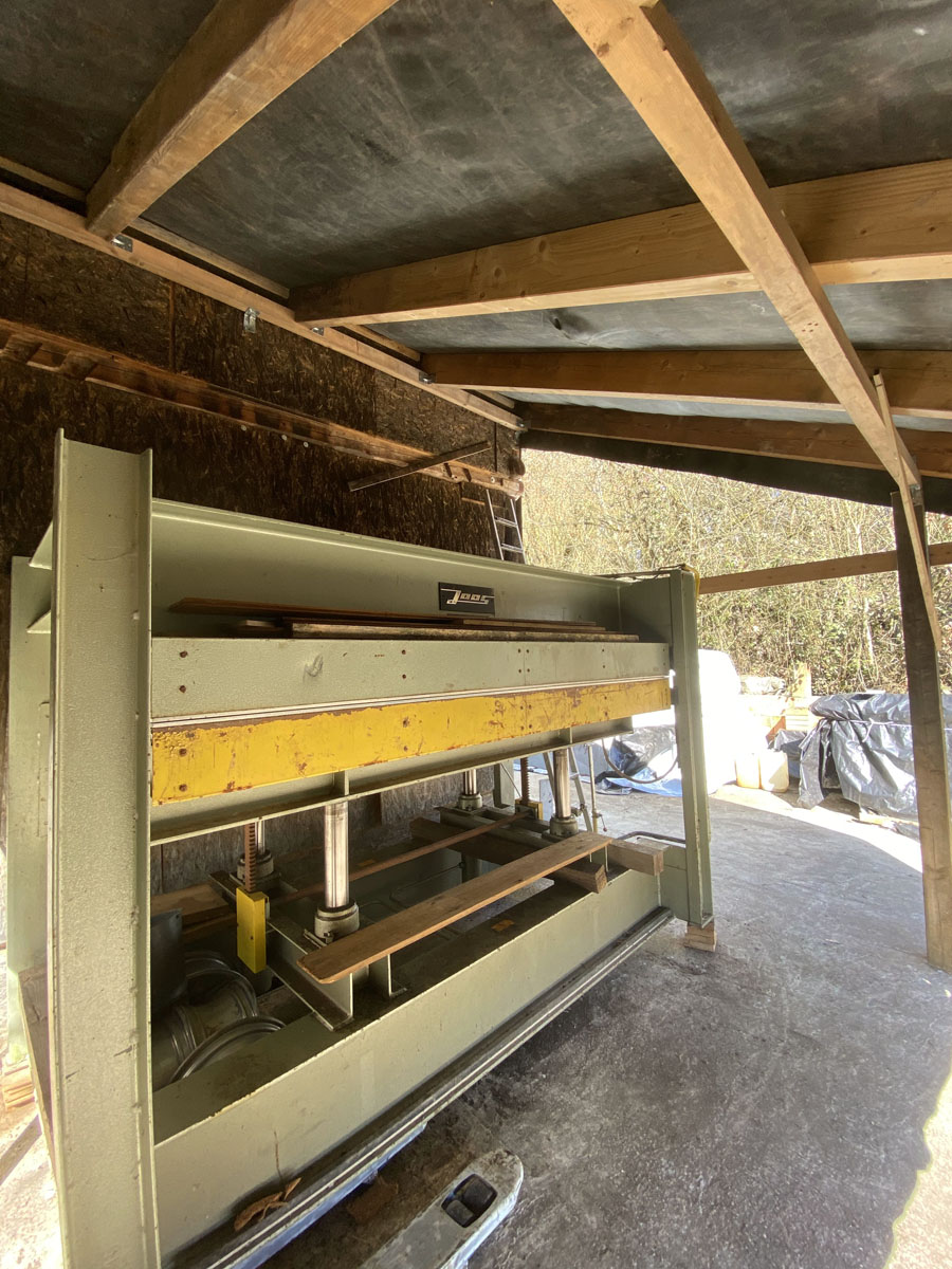 Umzug Furnierpresse Umzug Furnierpresse